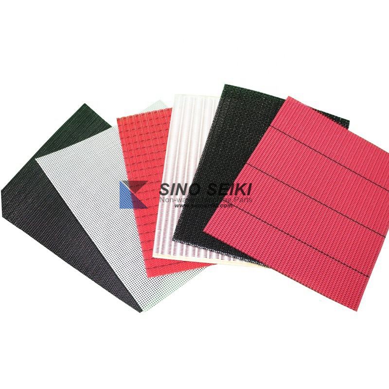 Factory Price Red Polyester Mesh Belt For Non-woven Fabric Producing Spunbond Melt Blown - copy