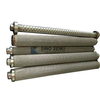 Good Quality Folding Metal Filter Stainless Steel Candle Filter Pleated Metal Mesh Filter Rod